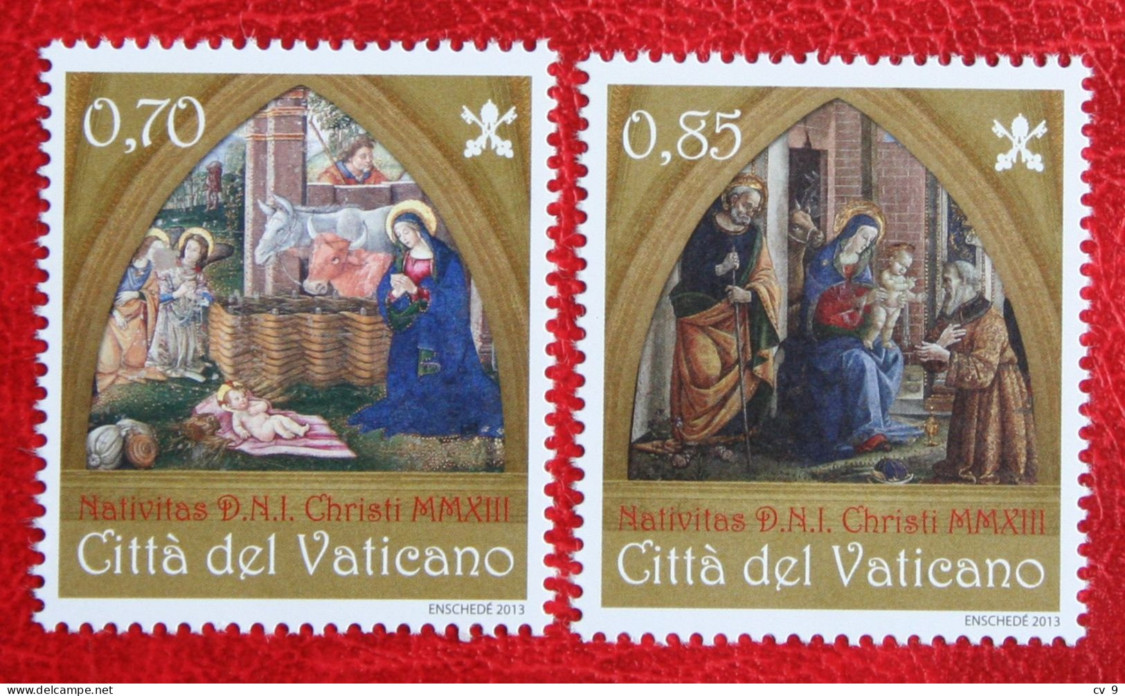 Christmas Kerst Noël Weihnachten 2013 Mi 1792-1793 Yv 1645-1646 POSTFRIS / MNH / ** VATICANO VATICAN - Nuevos