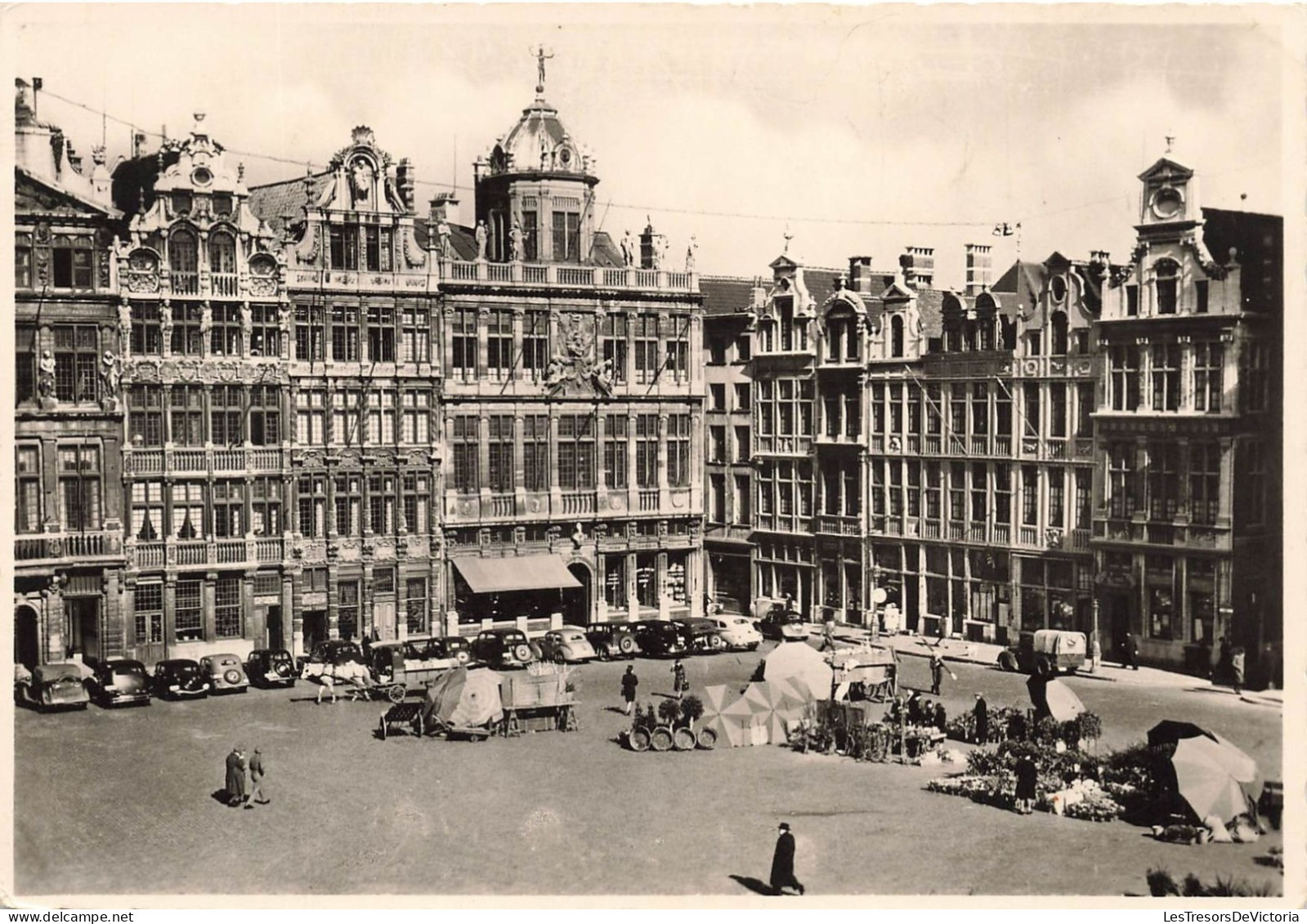 BELGIQUE - Bruxelles - La Grand'Place - Animé - Carte Postale Ancienne - Piazze