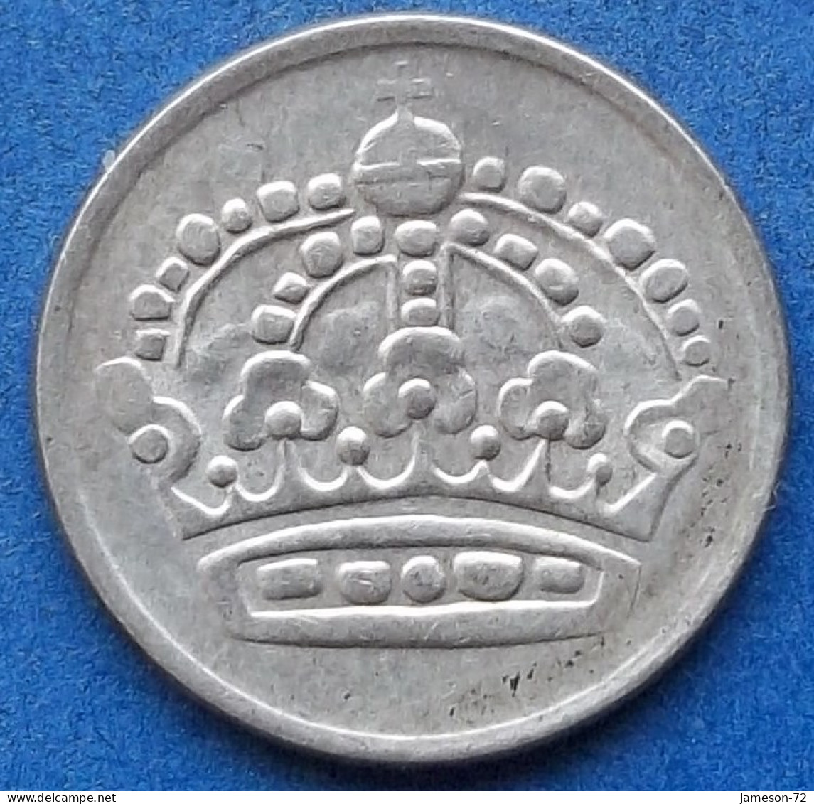 SWEDEN - Silver 10 öre 1961 U KM# 823 Gustav VI Adolf (1950-1973) - Edelweiss Coins - Suède