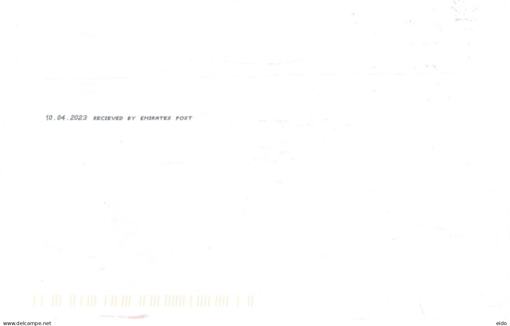 UNITED STATES - 2023, P0STAL FRANKING MACHINE COVER TO DUBAI. - Lettres & Documents