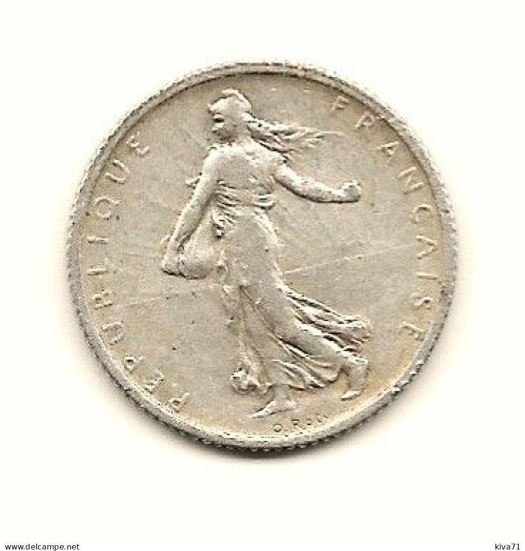 1 Franc  "Semeuse  " 1913 ARGENT   SUP - 1 Franc