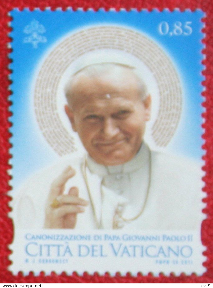 Canonification Of Pope John Paul II 2014 Mi 1802 Yv 1657 POSTFRIS / MNH / ** VATICANO VATICAN - Unused Stamps