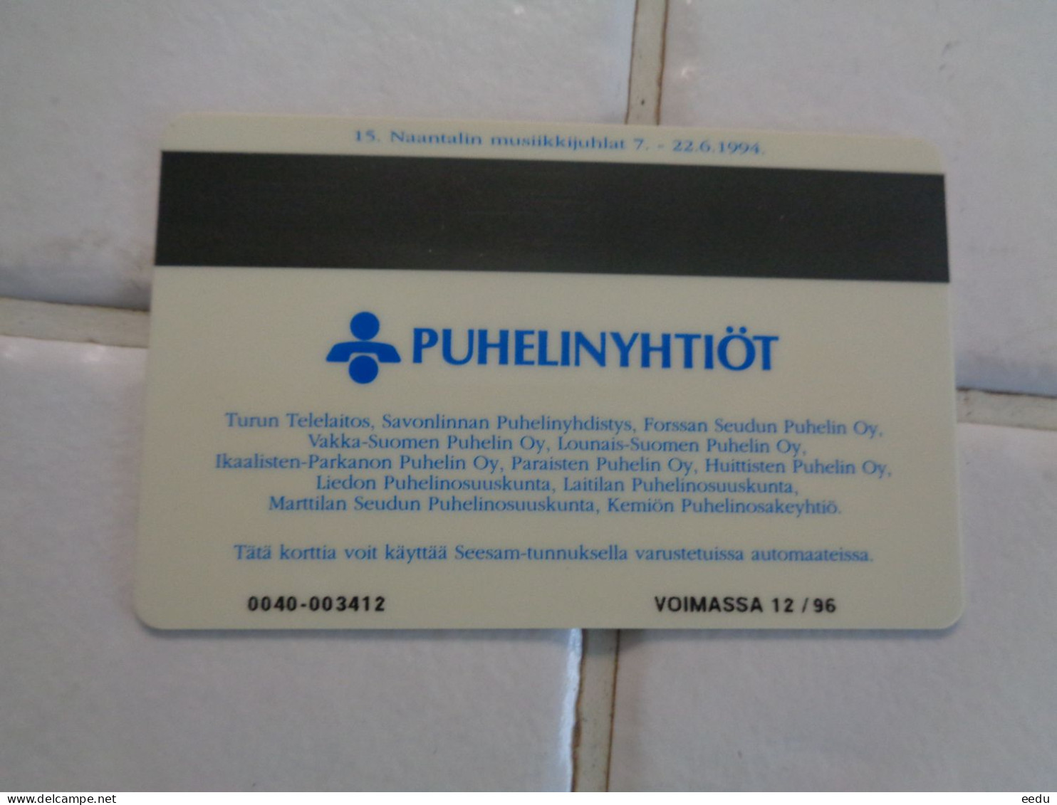 Finland Phonecard Turku D78 - Finland