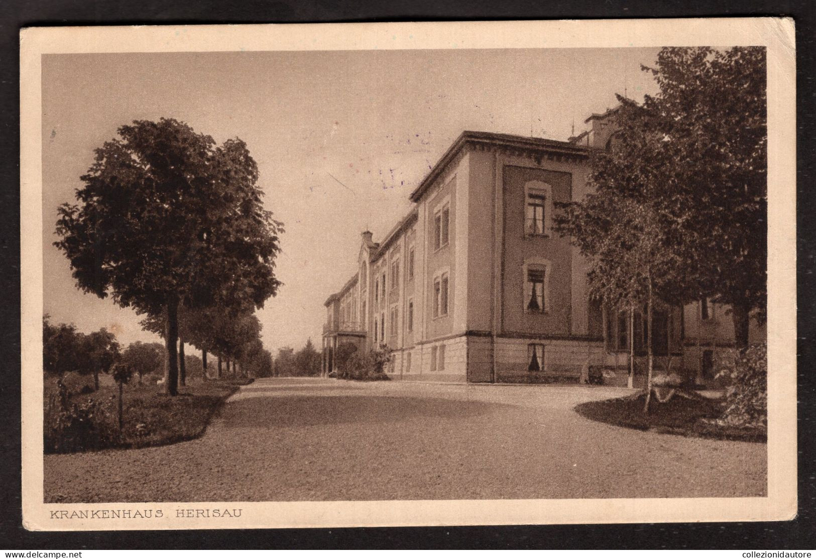 SWITZERLAND - FRANKENHAUS HERISAU - CARTOLINA FP SPEDITA IL 02.05.1917 TIMBRO DI HERISAU - Herisau