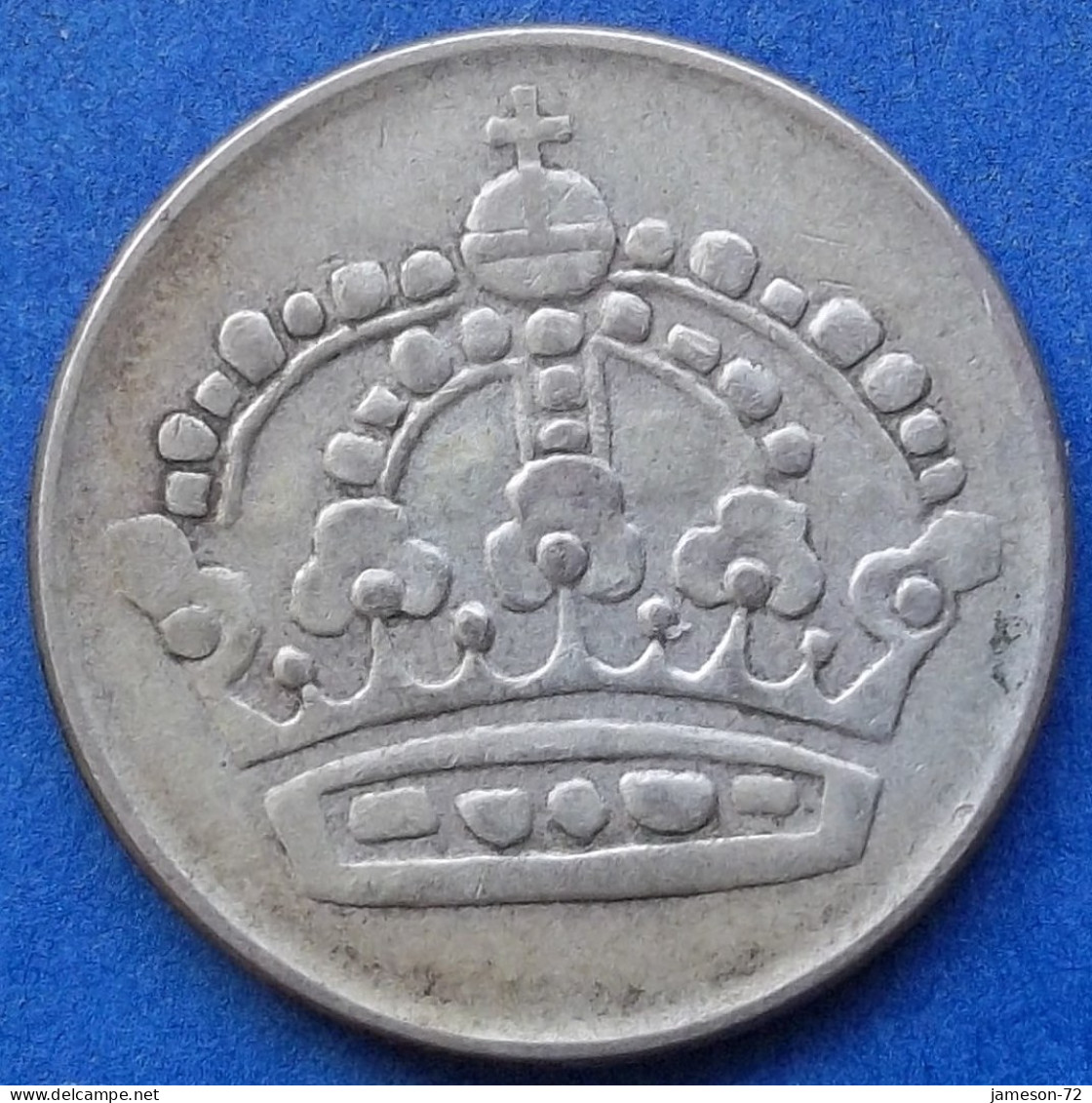 SWEDEN - Silver 50 öre 1953 TS KM# 825 Gustav VI Adolf (1950-1973) - Edelweiss Coins - Suède