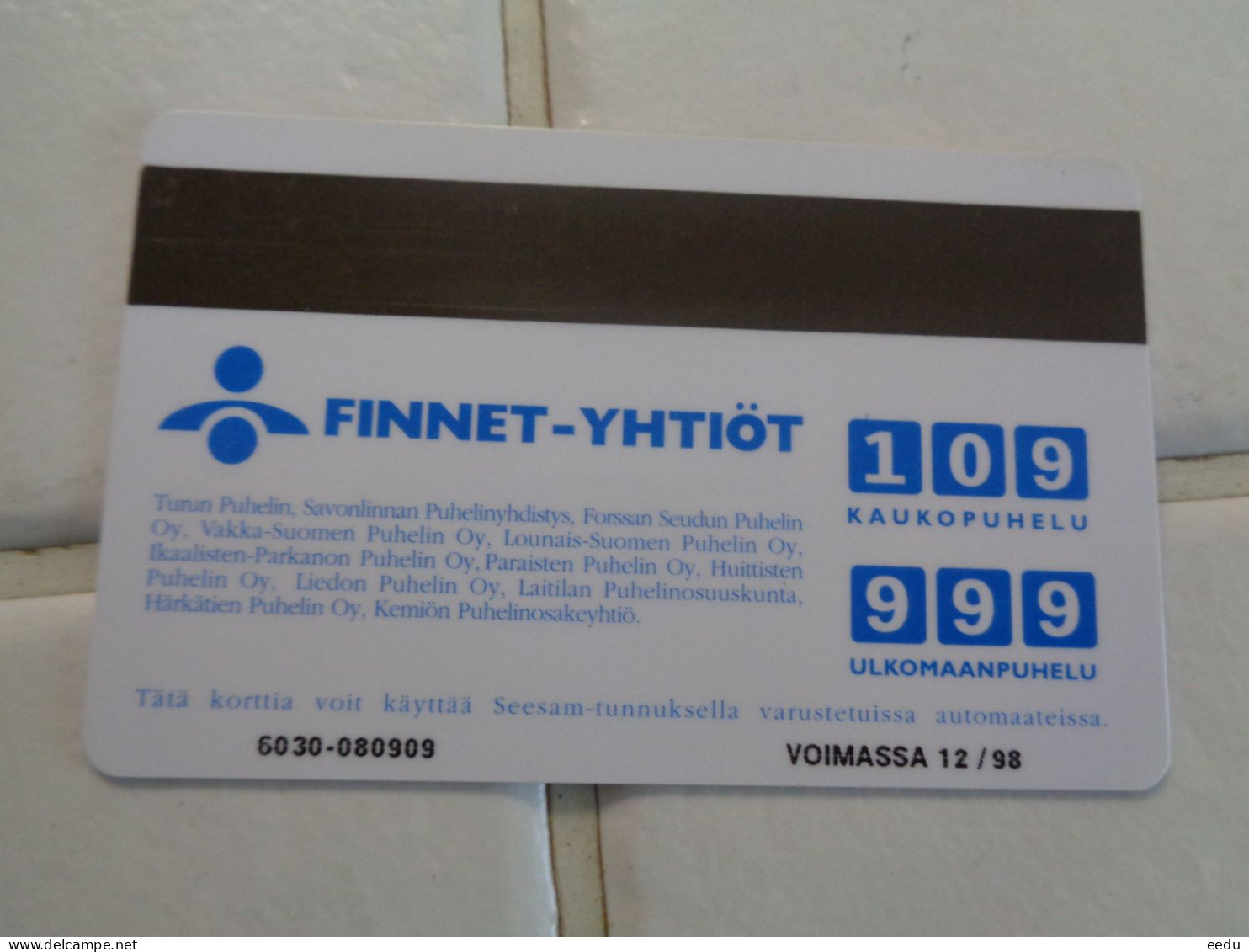 Finland Phonecard Turku D319 - Finlande
