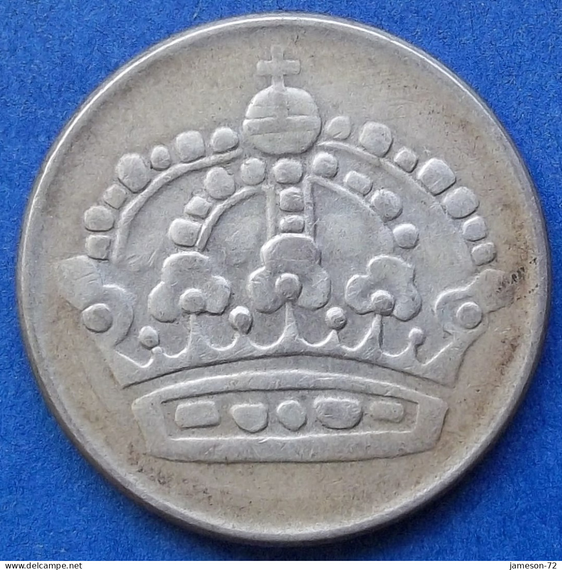 SWEDEN - Silver 50 öre 1955 TS KM# 825 Gustav VI Adolf (1950-1973) - Edelweiss Coins - Suède