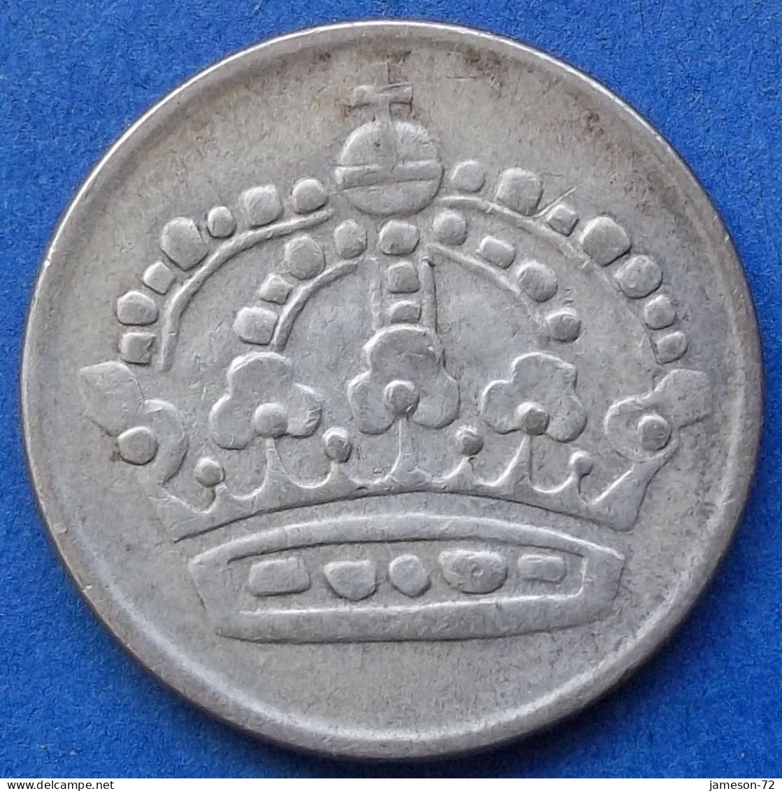 SWEDEN - Silver 50 öre 1956 TS KM# 825 Gustav VI Adolf (1950-1973) - Edelweiss Coins - Suède