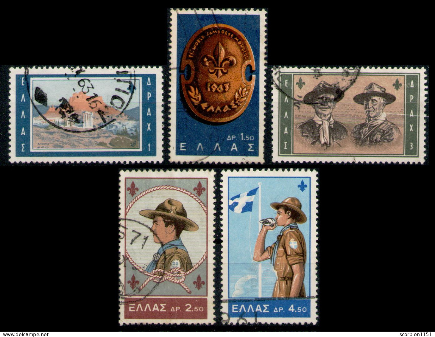 GREECE 1963 - Full Set Used - Usati