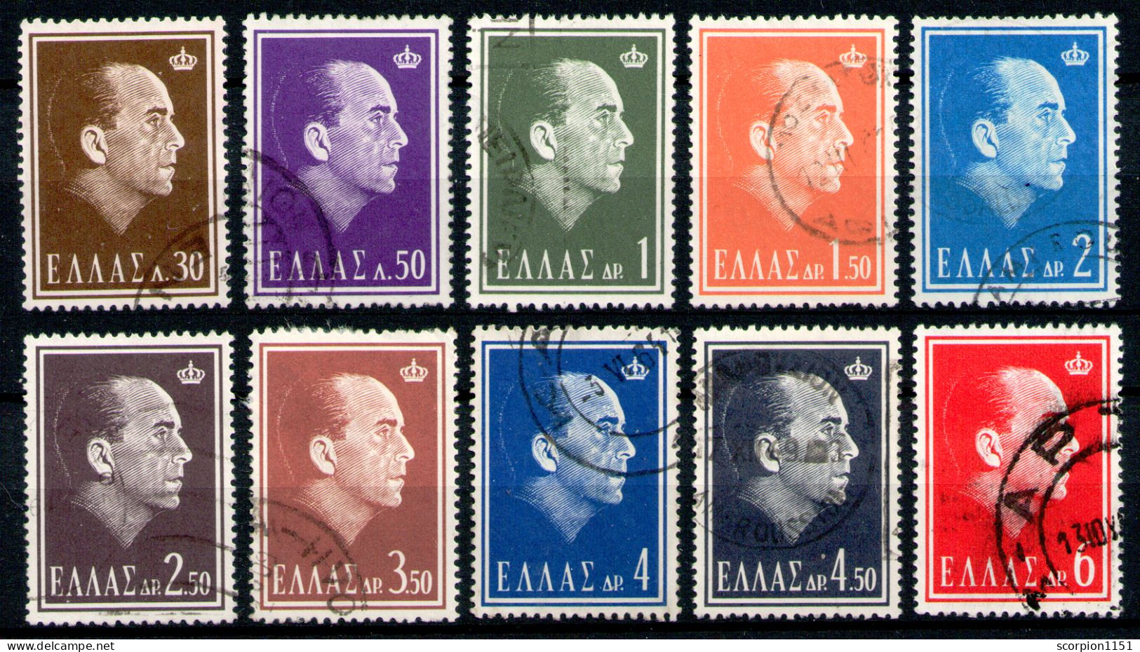 GREECE 1964 - Full Set Used - Oblitérés