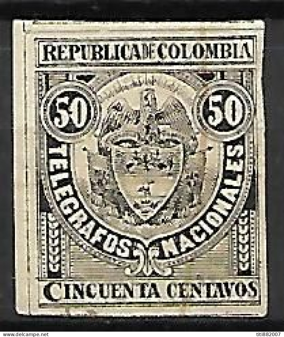 COLOMBIE   -   Télégraphe   -   1888 .  Y&T N° 18 Oblitéré - Colombia