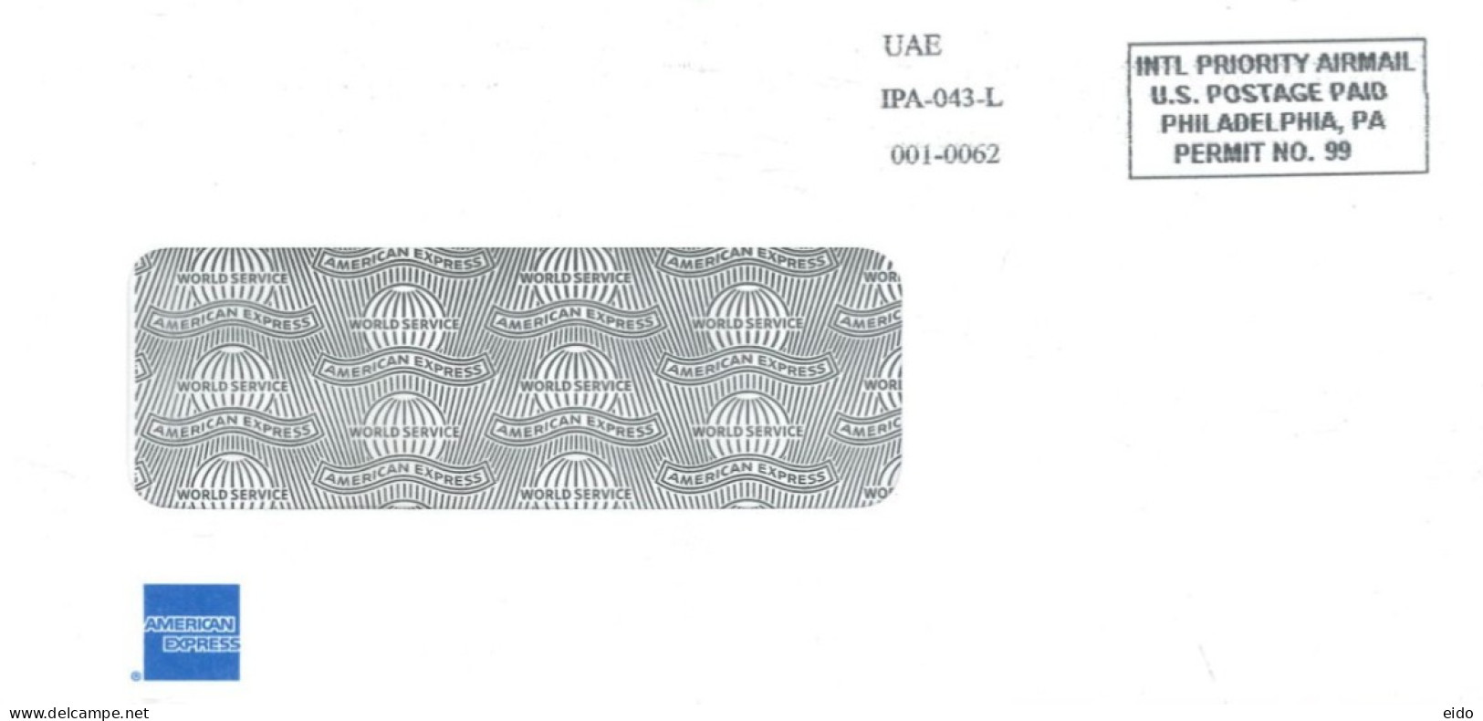 UNITED STATES - 2023, INTERNATIONAL PRIORITY POSTAGE PAID COVER TO DUBAI. - Lettres & Documents