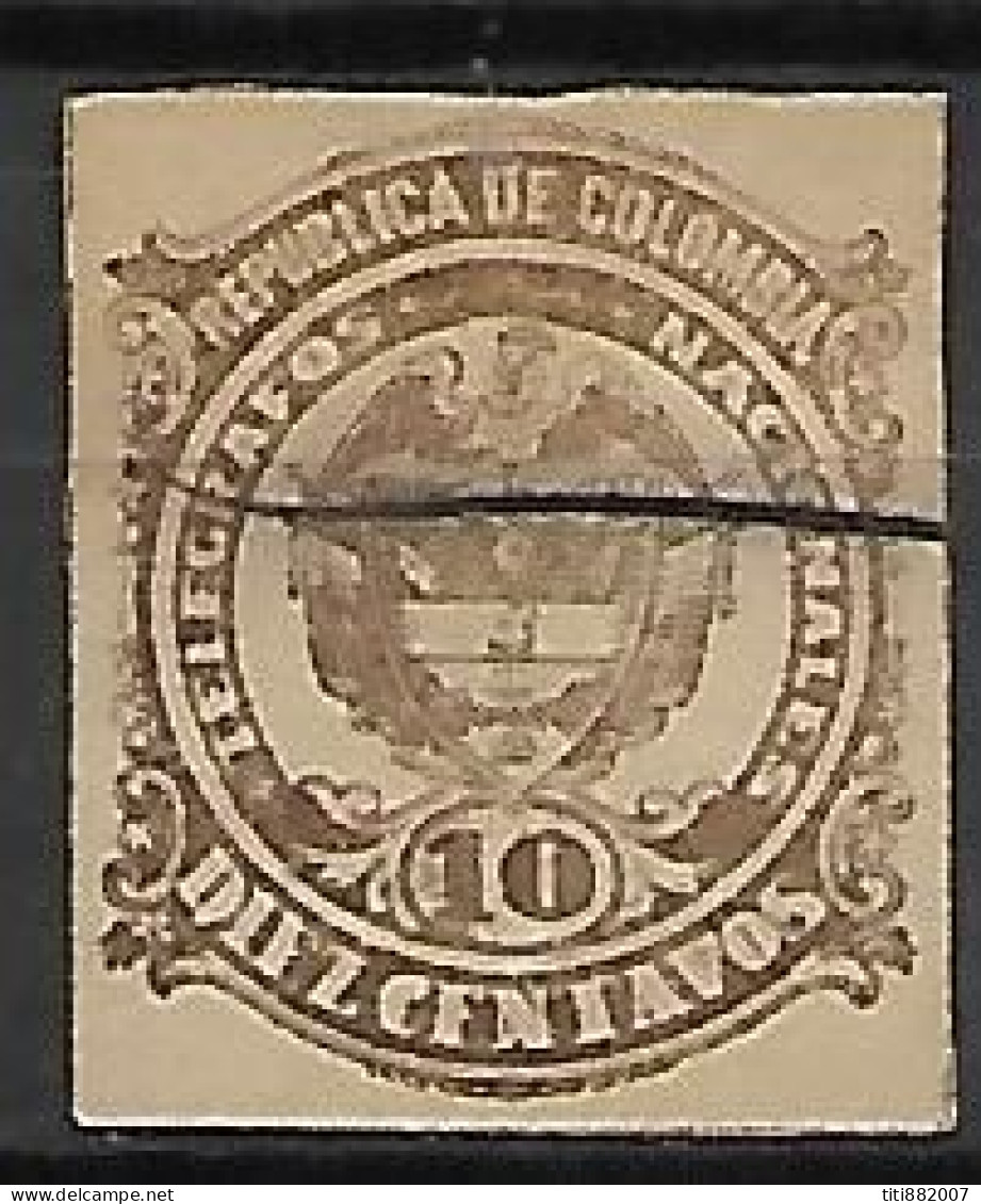 COLOMBIE   -   Télégraphe   -   1891 .  Y&T N° 20 Oblitéré - Colombia