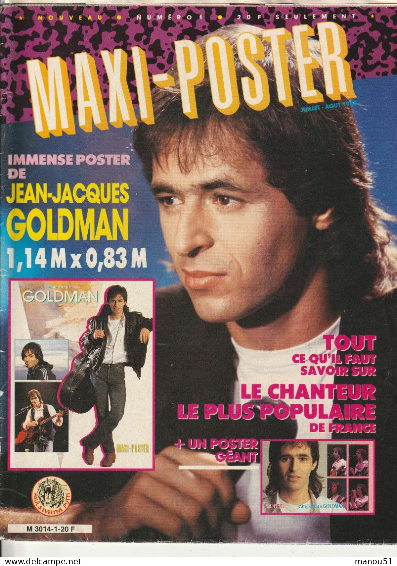 Lot De 3 Magazines : Jean Jacques GOLDMAN - Musique