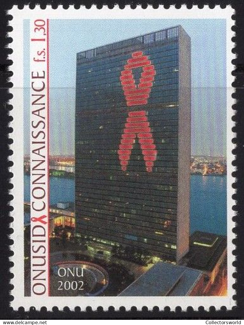 United Nations UN Geneva Serie 1v 2002 HIV Awareness MNH - Ungebraucht