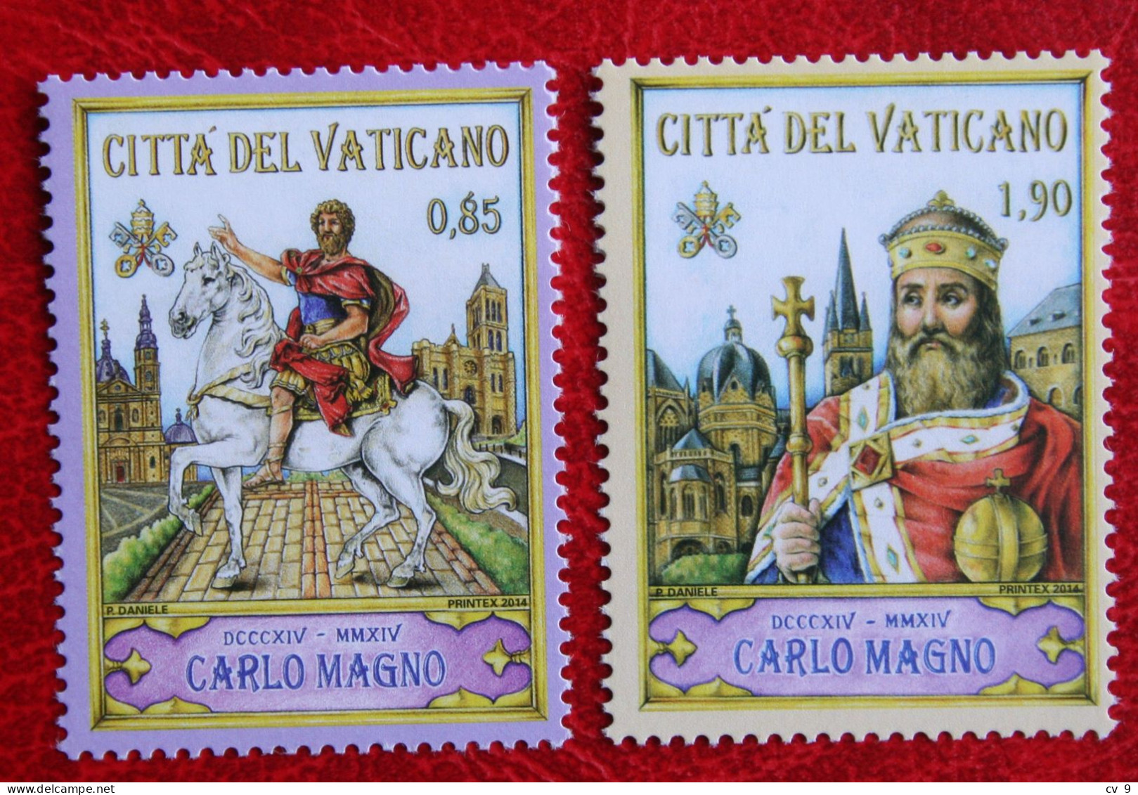 Charlemagne 2014 Mi 1807-1808 Yv 1665-1666 POSTFRIS / MNH / ** VATICANO VATICAN - Unused Stamps