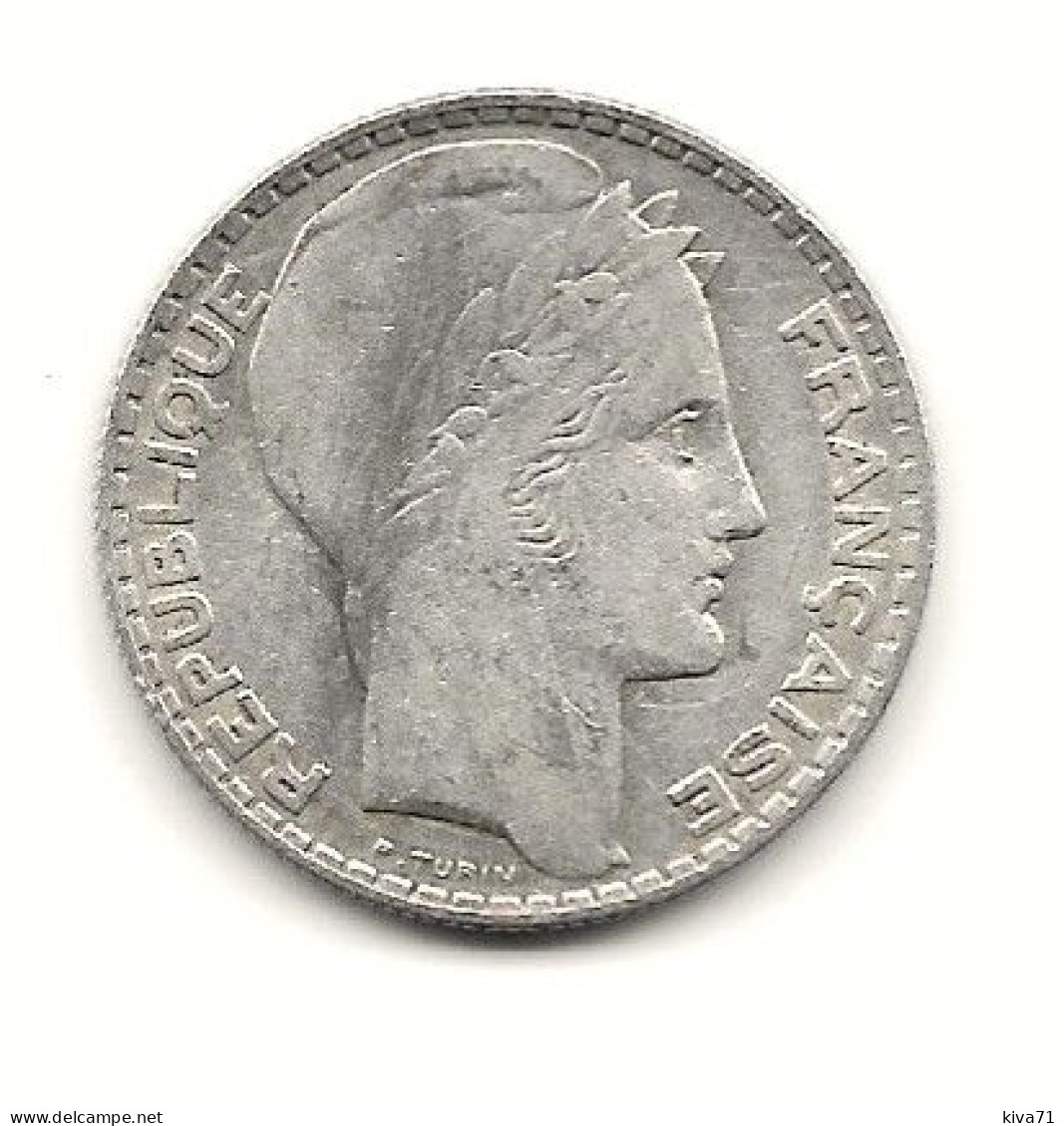 10 Francs  "Turin " 1938 ARGENT   TTB+ - 10 Francs