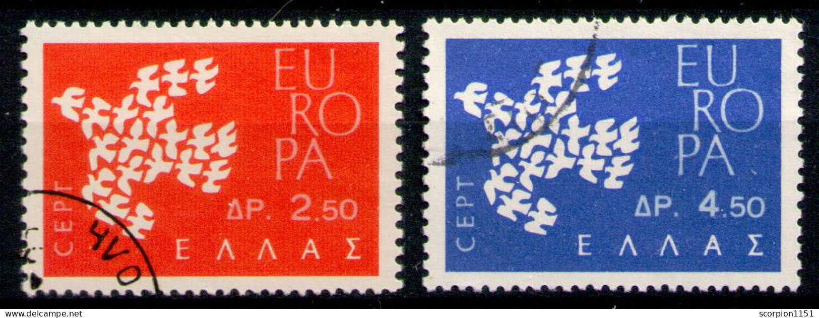 GREECE 1961 - Full Set Used - Usados