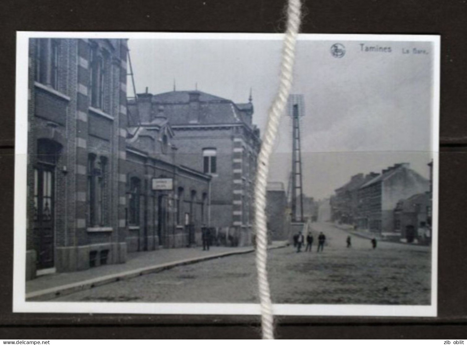 PHOTO TAMINES SAMBREVILLE  NAMUR GARE STATIE STATION  REPRO - Sambreville