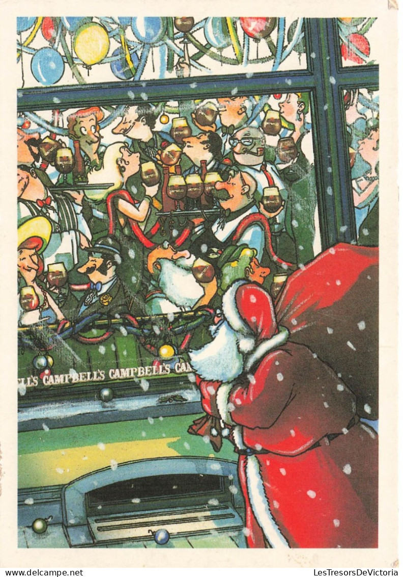 FÊTES ET VOEUX - Noël - Campbells - Père Noël - Bar - Carte Postale - Santa Claus