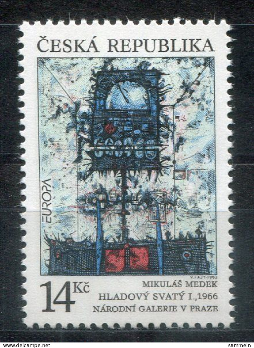 TSCHECHISCHE REPUBLIK 5 Mnh - Europa CEPT 1993 - CZECH REPUBLIC / RÉPUBLIQUE TCHÈQUE - Unused Stamps