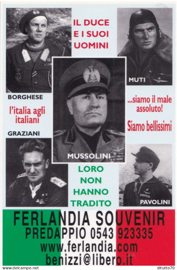 Calendarietto - Ferlandia - Predappio - Loro Non Hanno Tradito Mussolini - Anno 2005 - Tamaño Pequeño : 2001-...