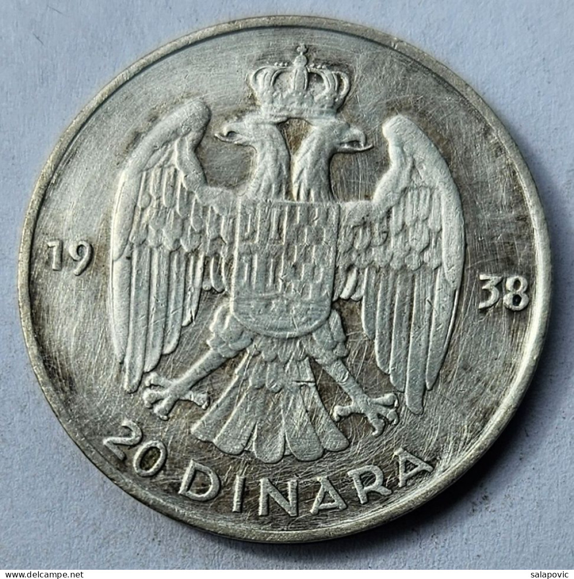 YUGOSLAVIA 20 DINARA 1938 Petar II. - Yougoslavie