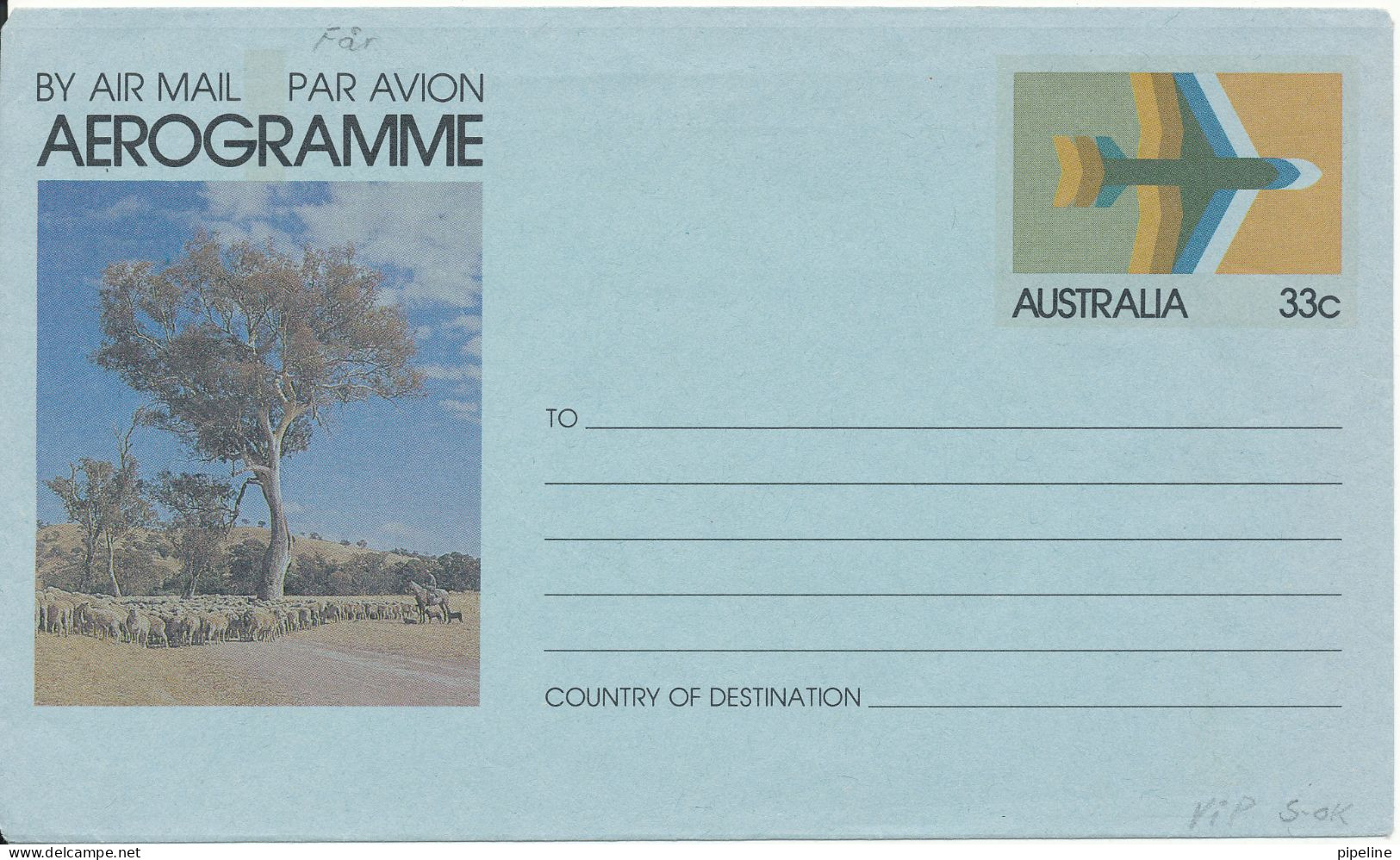 Australia Aerogramme 33 C. In Mint Condition - Luchtpostbladen