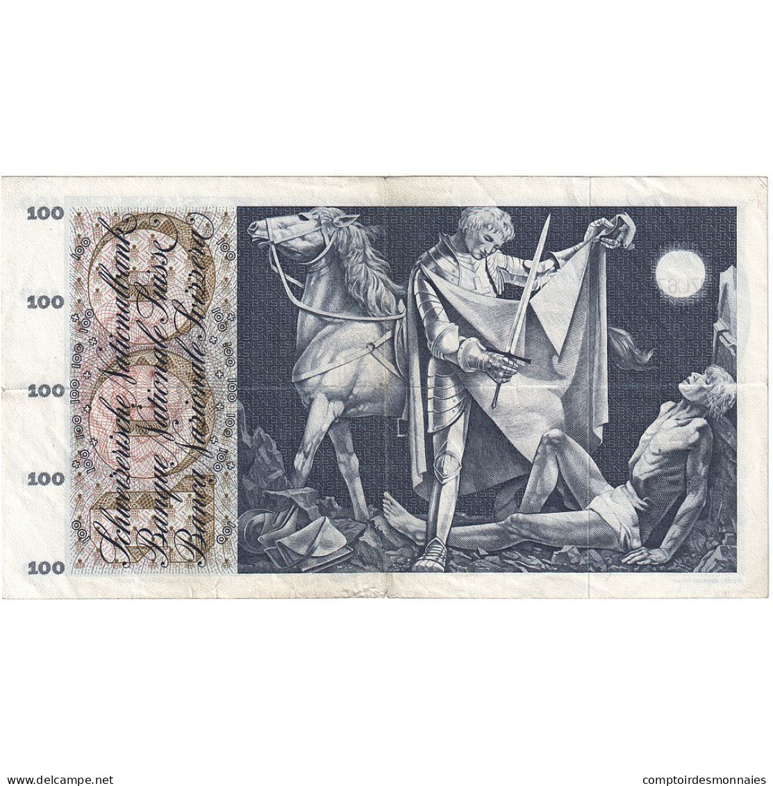 Billet, Suisse, 100 Franken, 1973, 1973-03-07, KM:49o, TB+ - Svizzera