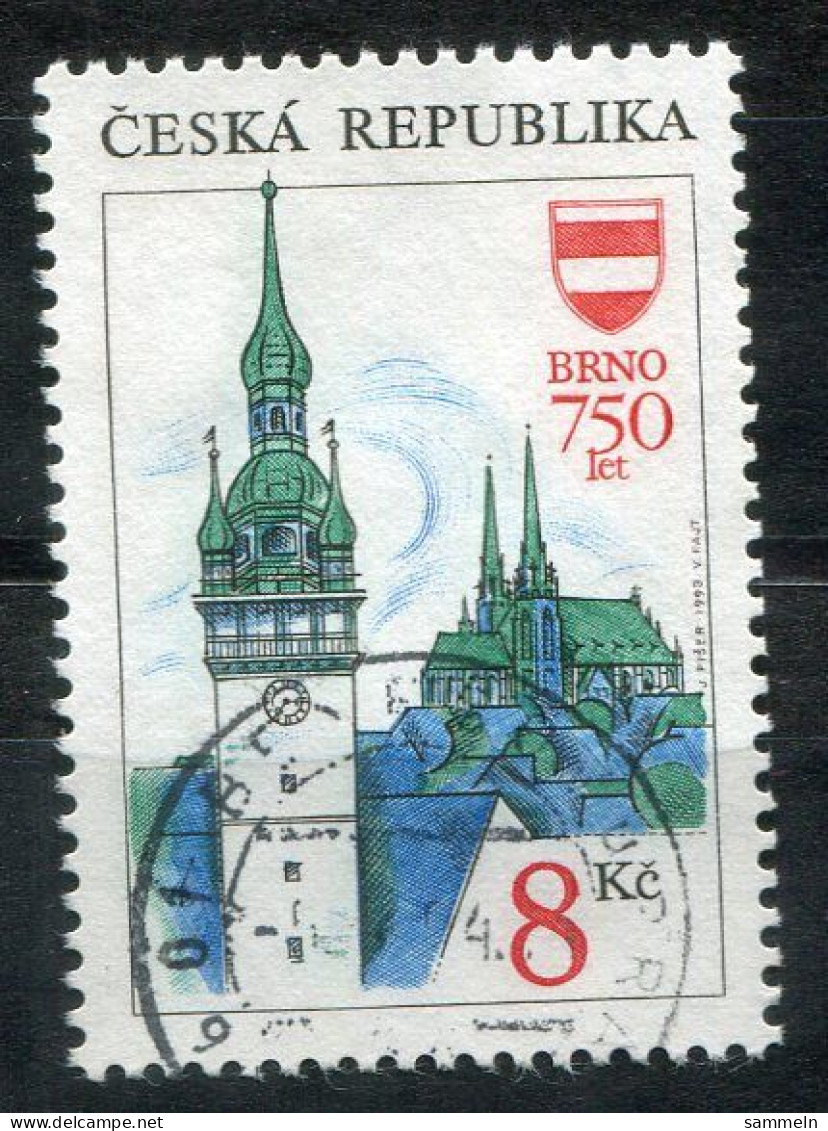 TSCHECHISCHE REPUBLIK 9 Canc. - Brünn, Brno  - CZECH REPUBLIC / RÉPUBLIQUE TCHÈQUE - Used Stamps