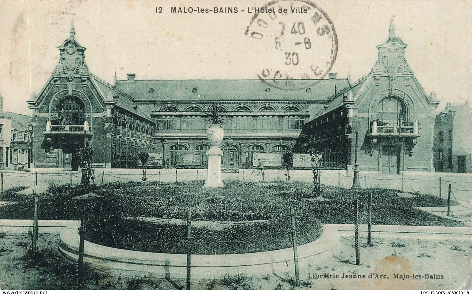 FRANCE - Malo Les Bains - Vue Générale Sur L'hôtel De Ville - Vue De L'extérieur - Carte Postale Ancienne - Malo Les Bains