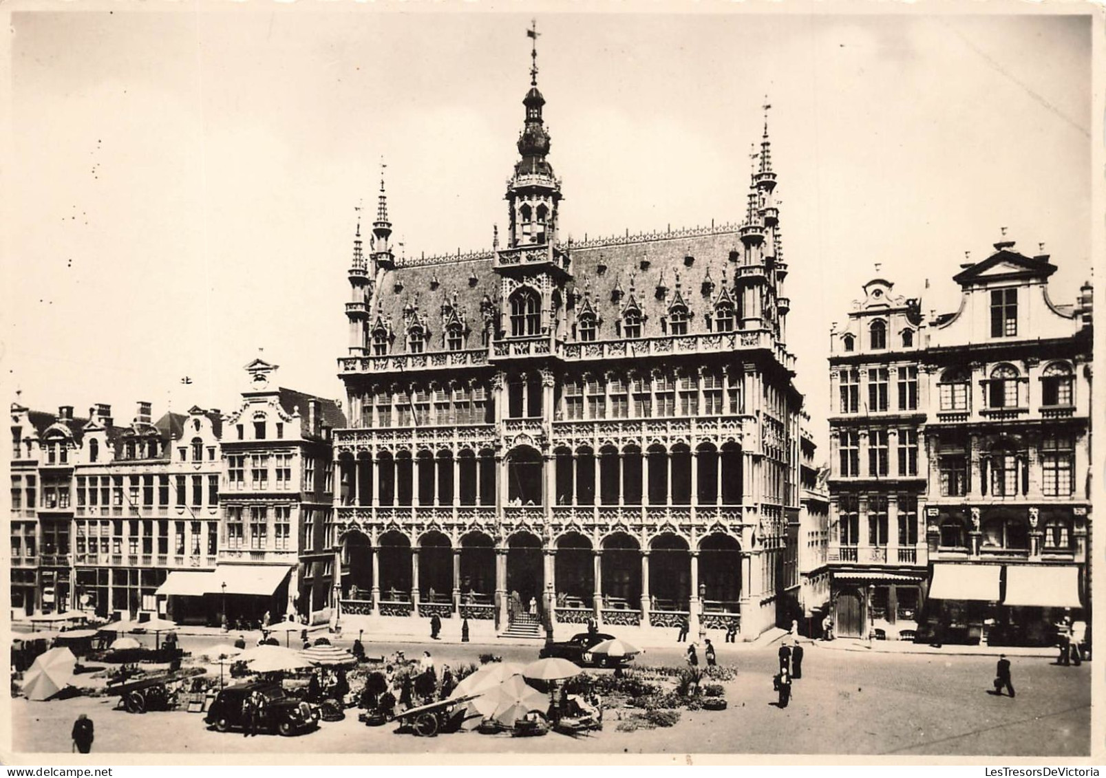 BELGIQUE - Bruxelles - Grand'Place - Groote Markt - Broodhuis - Maison Du Roi - Animé - Carte Postale Ancienne - Plätze