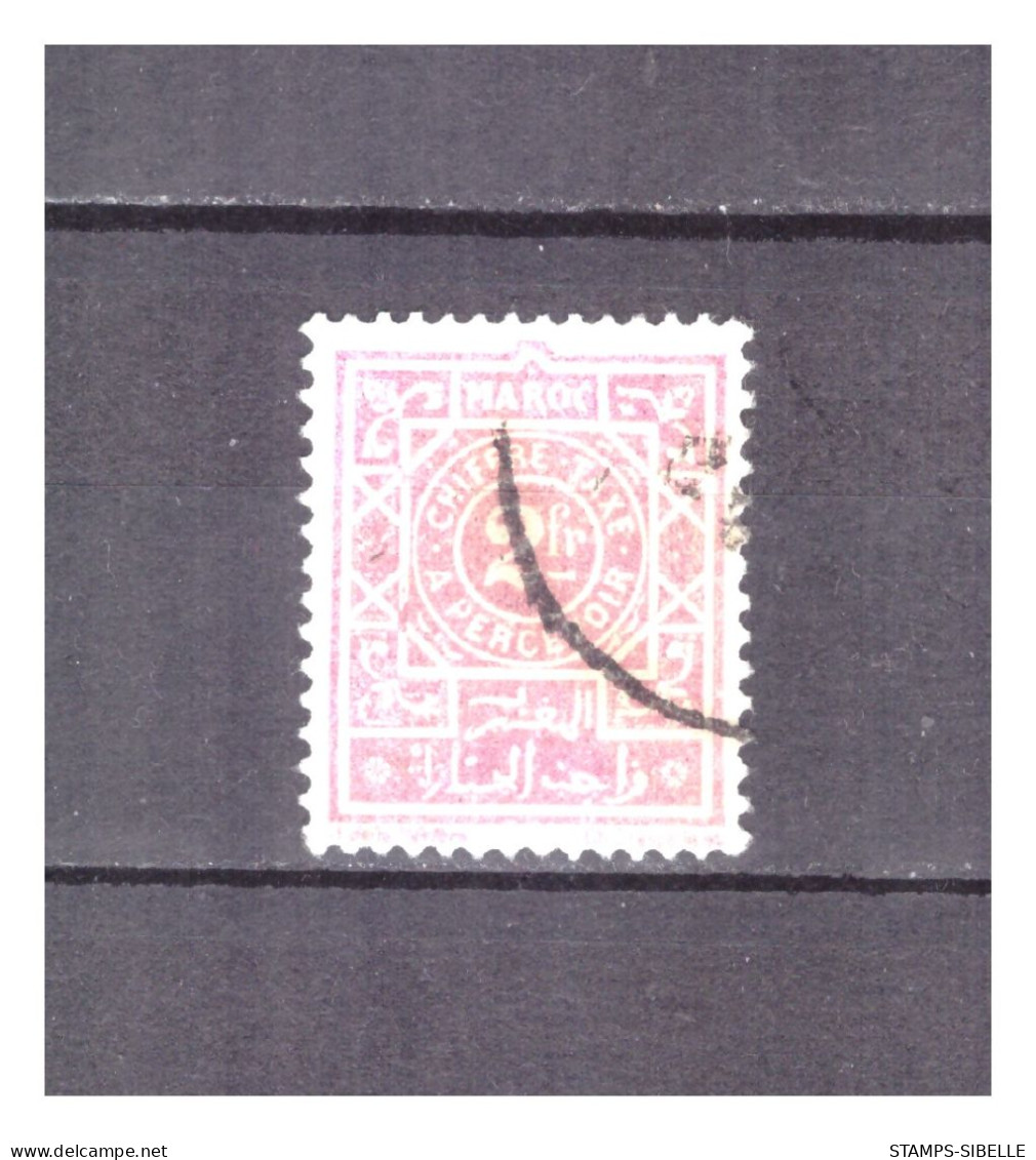MAROC .  TAXE   N °  34  .  2  F VIOLET     OBLITERE     .SUPERBE  . - Timbres-taxe