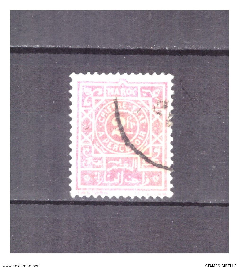 MAROC .  TAXE   N °  34  .  2  F VIOLET     OBLITERE     .SUPERBE  . - Portomarken