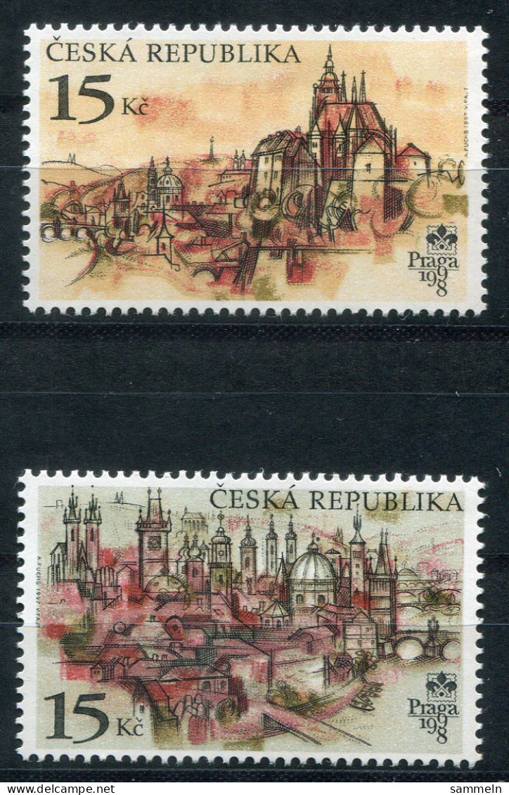 TSCHECHISCHE REPUBLIK 156-157 Mnh - Praga '98 - CZECH REPUBLIC / RÉPUBLIQUE TCHÈQUE - Neufs