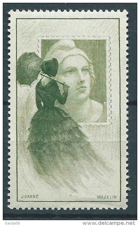 France - 1949 - Exposition Centenaire Du Timbre Poste Français - Marianne De Gandon Vert Gris - Neufs  ** - MNH - Expositions Philatéliques