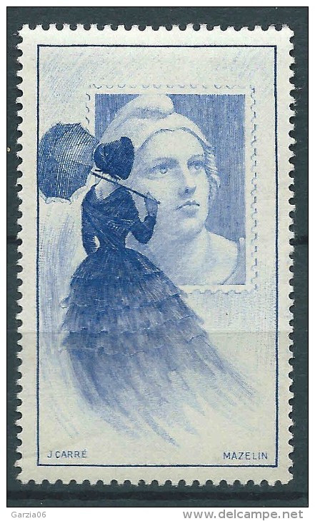 France - 1949 - Exposition Centenaire Du Timbre Poste Français - Marianne De Gandon Bleu  - Neufs  ** - MNH - Expositions Philatéliques