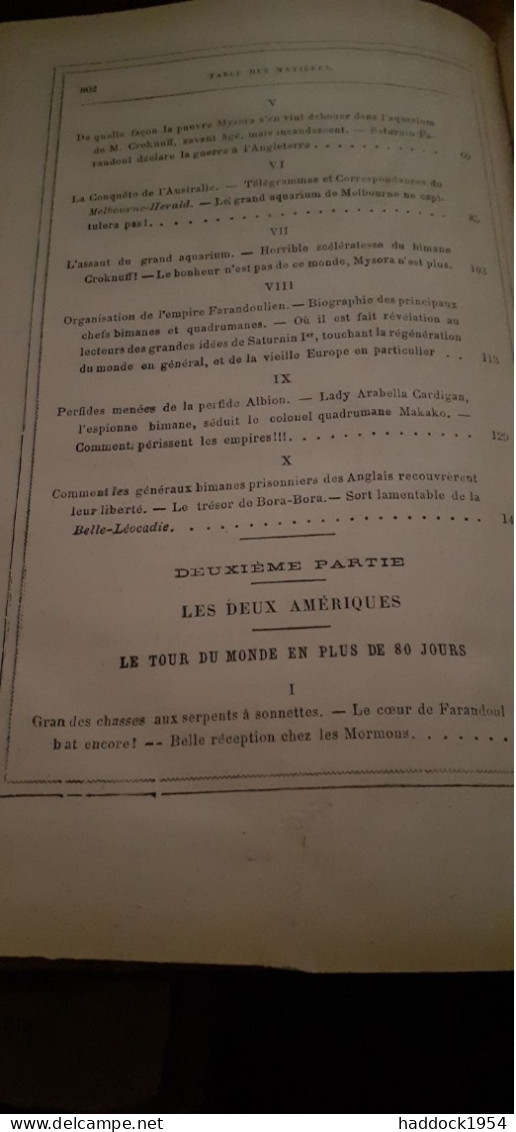 voyages très extraordinaires de SATURNIN FARANDOUL  ALBERT ROBIDA librairie illustrée librairie dreyfous 1879