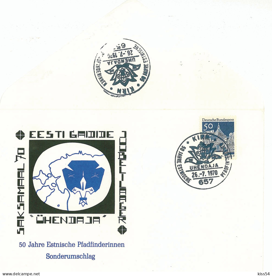 SC 22 - 576-a GERMANY - Cover - Used - 1970 - Covers & Documents