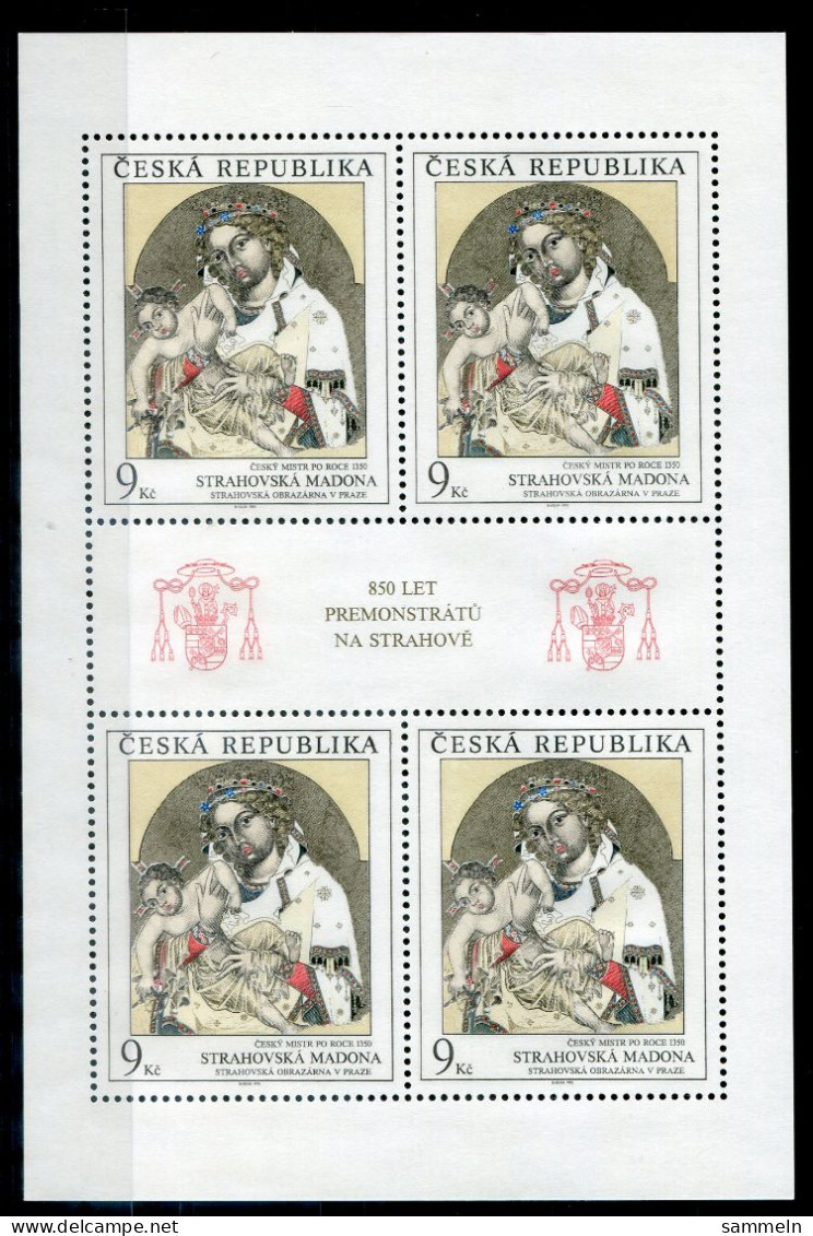 TSCHECHISCHE REPUBLIK 29 KB Mnh - Strahov-Madonna - CZECH REPUBLIC / RÉPUBLIQUE TCHÈQUE - Blocks & Sheetlets