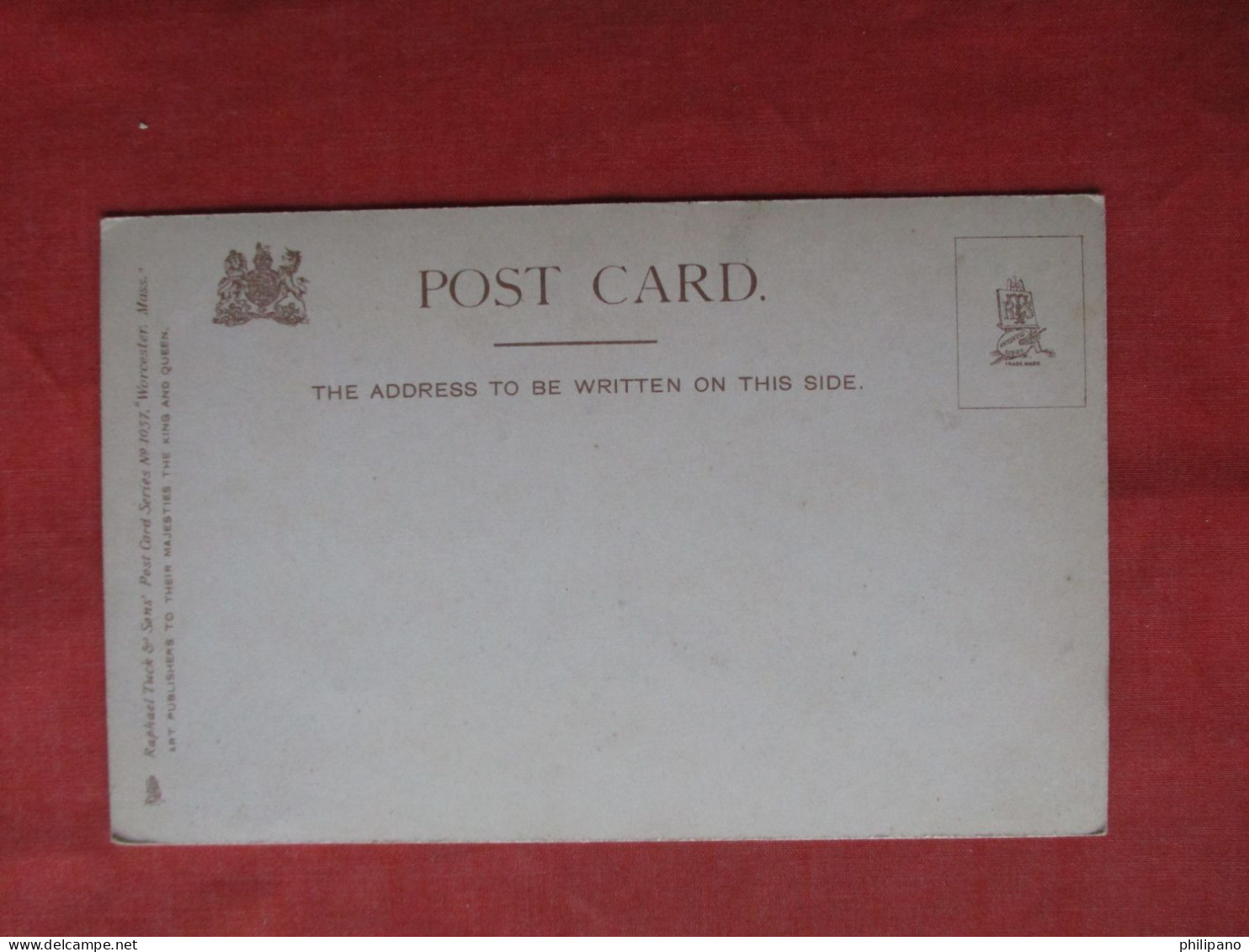 Post Office.  Tuck Series.  Worcester  Massachusetts            Ref 6356 - Worcester
