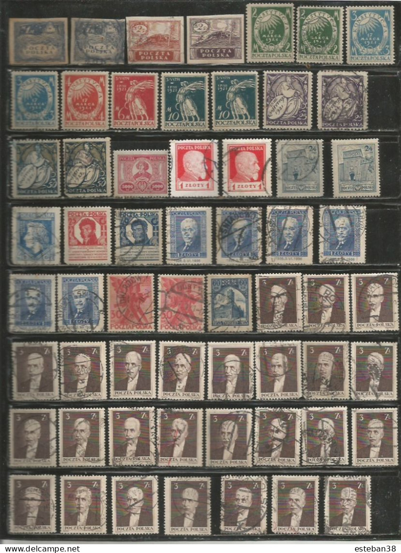 Pologne Timbres Diverses - Collezioni