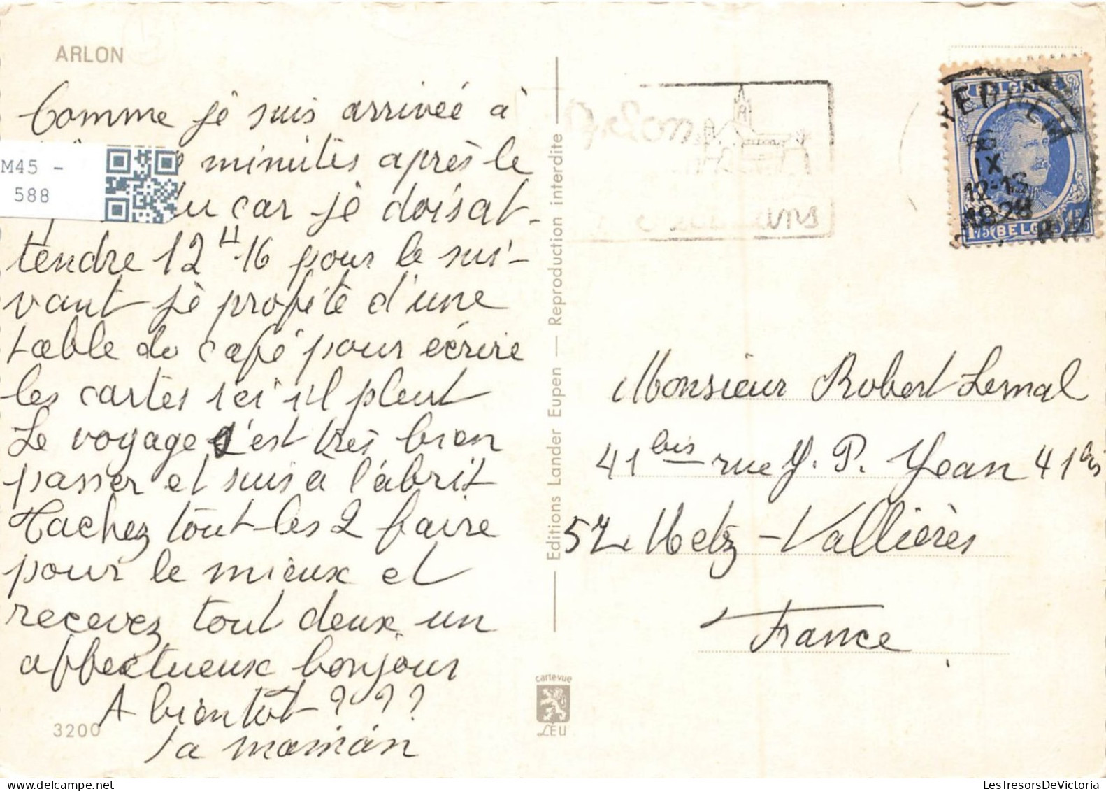 BELGIQUE - Bonjour D'Arlon - Multivues - Fontaine - Monument - Carte Postale - Aarlen