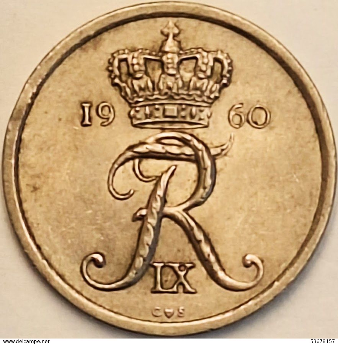 Denmark - 10 Ore 1960, KM# 849.1 (#3735) - Dänemark