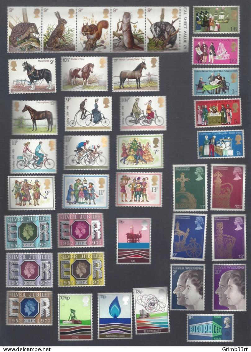 Great Britain - Selection Of Stamps - Unused - Unused Stamps