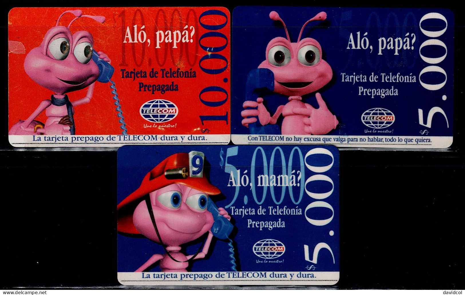 TT46-COLOMBIA PREPAID CARDS - 2001 - USED - TELECOM - ANT - - Kolumbien