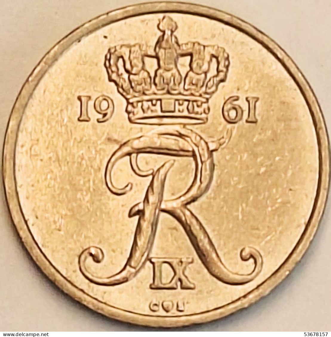 Denmark - 10 Ore 1961, KM# 849.1 (#3736) - Denmark