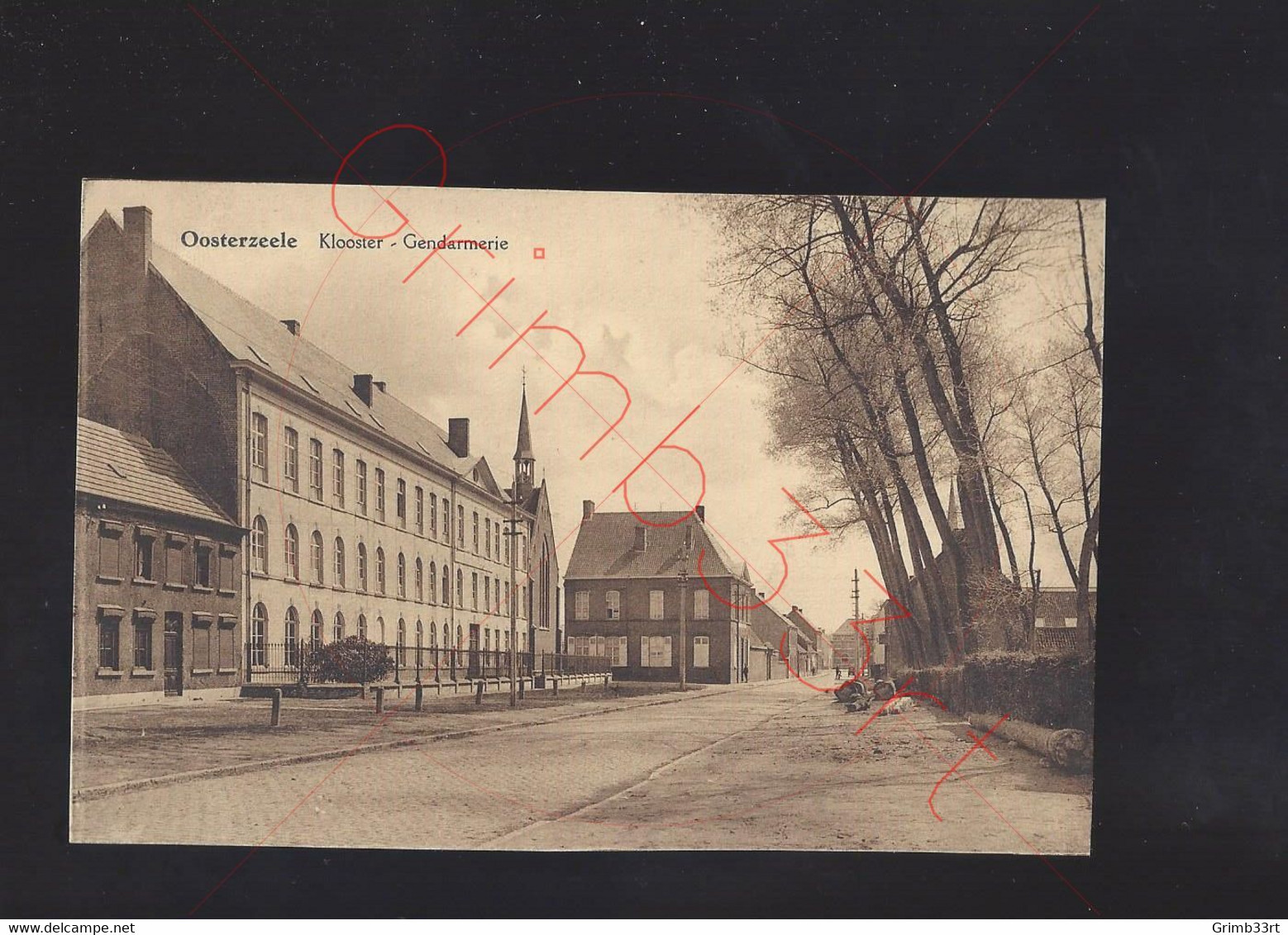 Oosterzeele - Klooster - Gendarmerie - Postkaart - Oosterzele