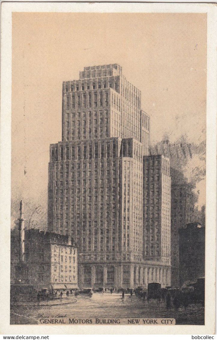 NEW YORK CITY: R.C.A. General Motors Building - Other Monuments & Buildings