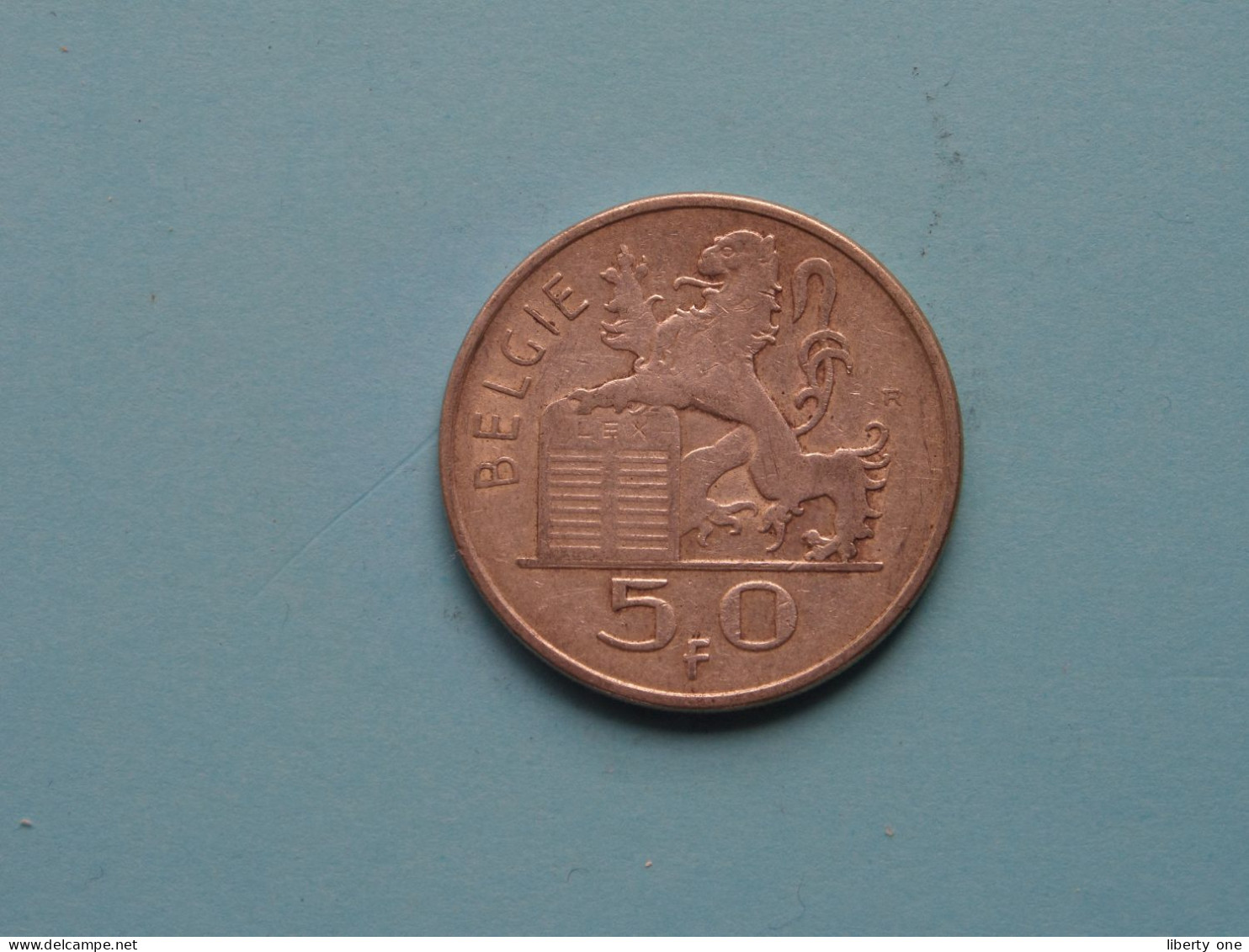 50 Frank > 1950 VL ( Zie / Voir / See > DETAIL > SCANS ) Uncleaned ! - 50 Francs